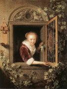 Gerrit Dou Girl at the Window oil painting artist